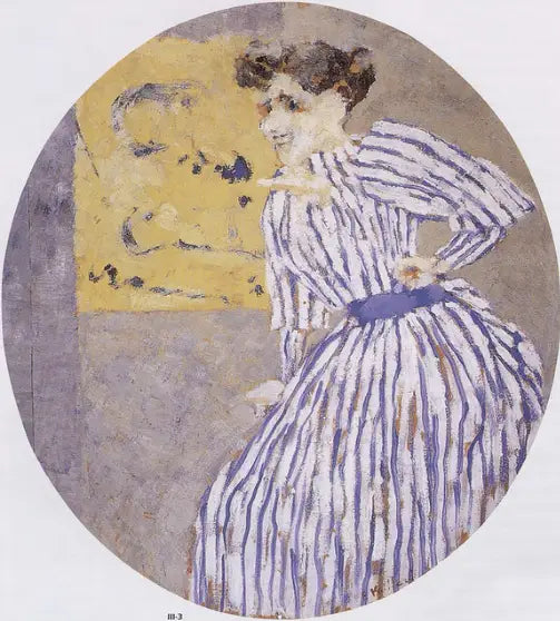 ชุดเดรสลายเส้น - Édouard Vuillard
