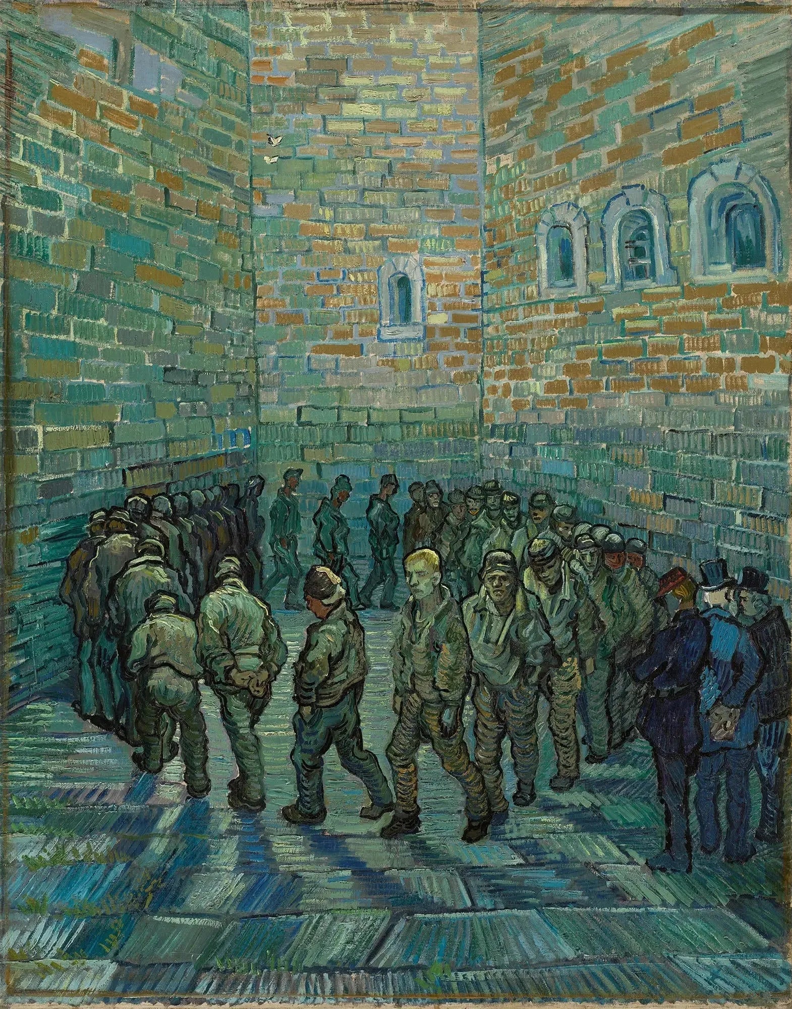 La Ronde des prisonniers - Vincent van Gogh image 1 tableau peint à l’huile sur toile