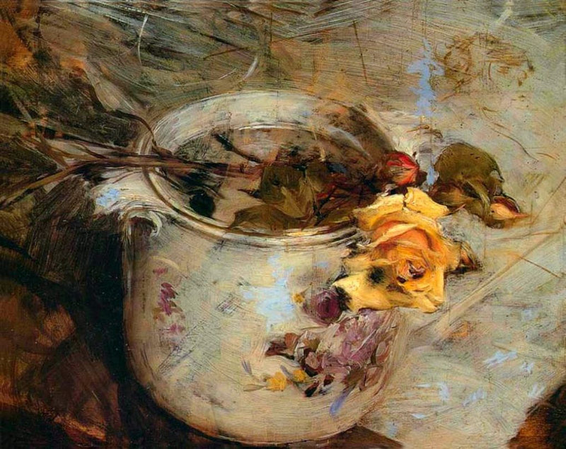 กุหลาบในแจกันซาสโซเนีย - จิอันนี โบลดินี