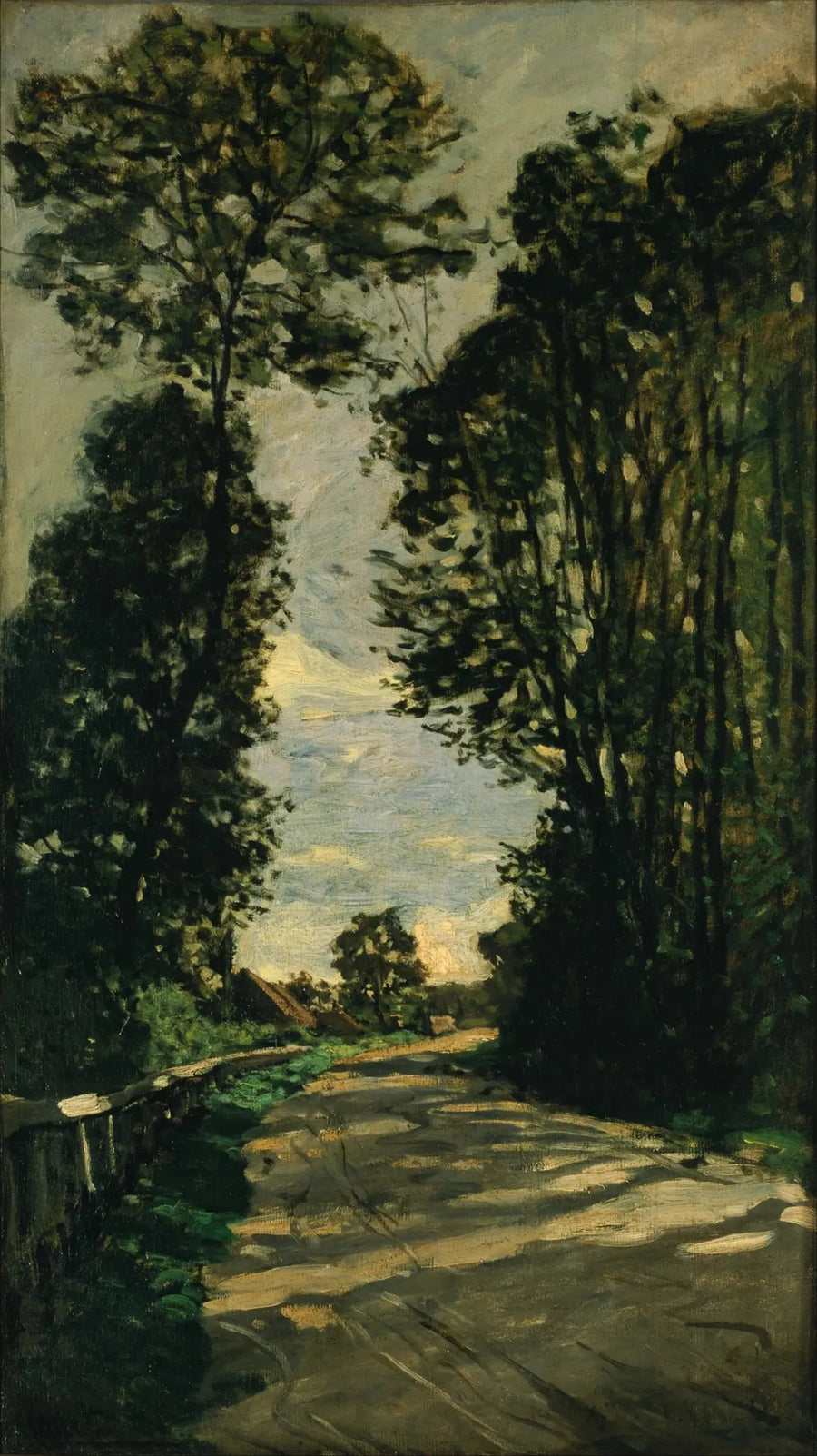 ถนนสู่ฟาร์มแซงต์-ซีเมออง - Claude Monet