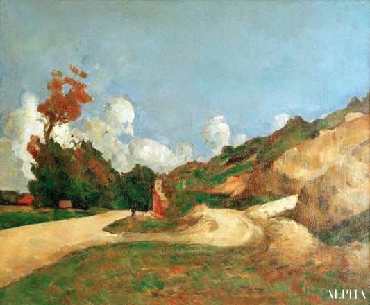 La Route - Paul Cézanne - Reproductions de tableaux et peintures haut de gamme