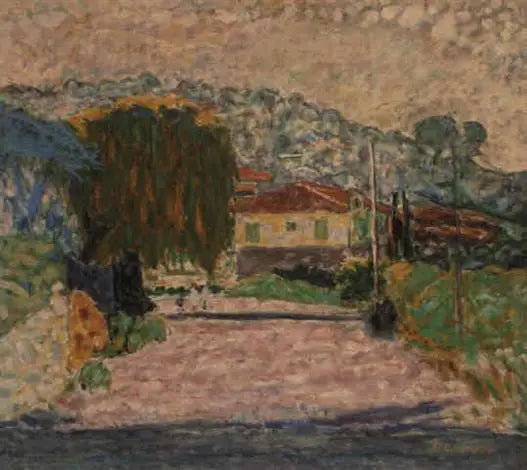 La route rose - Pierre Bonnard image 1 reproduction d’œuvre d’art à l’huile