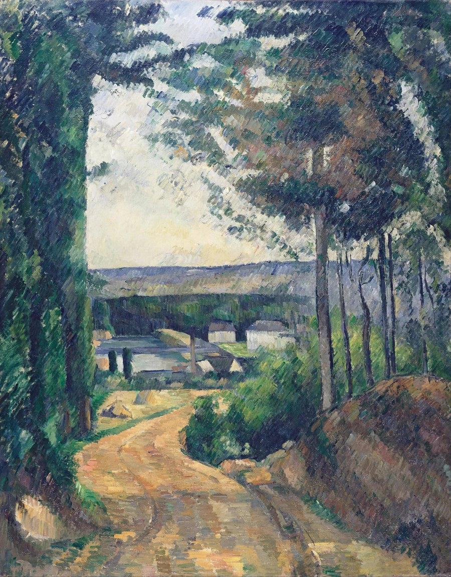 ถนนสู่สระน้ำ - Paul Cézanne