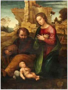 La Sainte Famille - Fra Bartolomeo image 1 reproduction artisanale de tableau