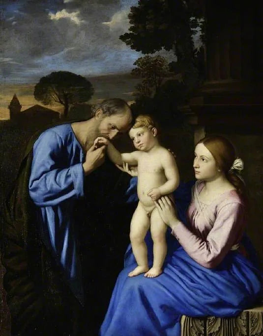 La Sainte Famille - Giovanni Battista Salvi image 1 tableau peint à l’huile sur toile