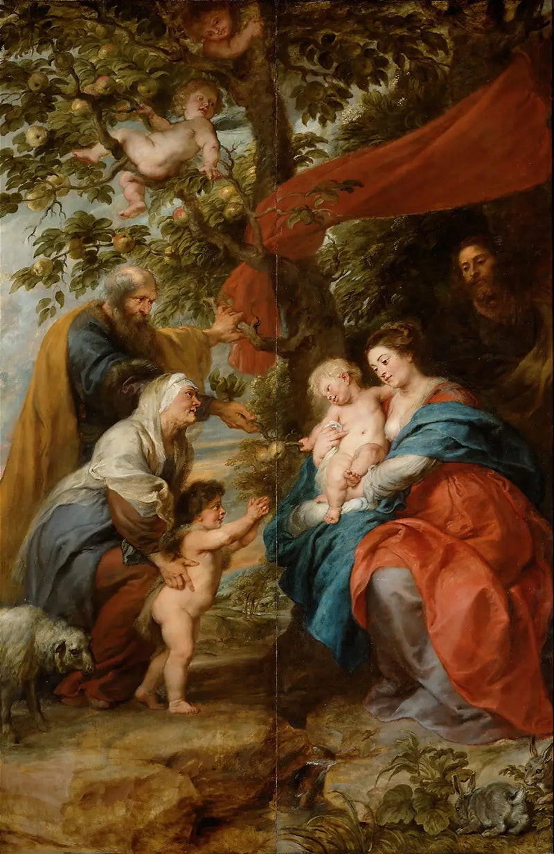 La Sainte Famille sous le pommier - Peter Paul Rubens