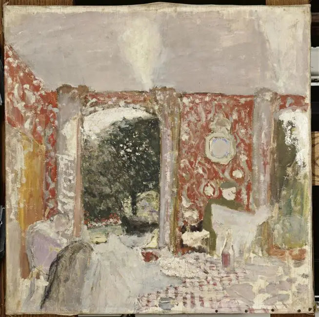 ห้องรับประทานอาหารสีแดง - Édouard Vuillard