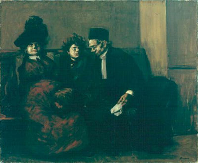 La Salle d’Attente - Jean-Louis Forain - Alpha Reproduction