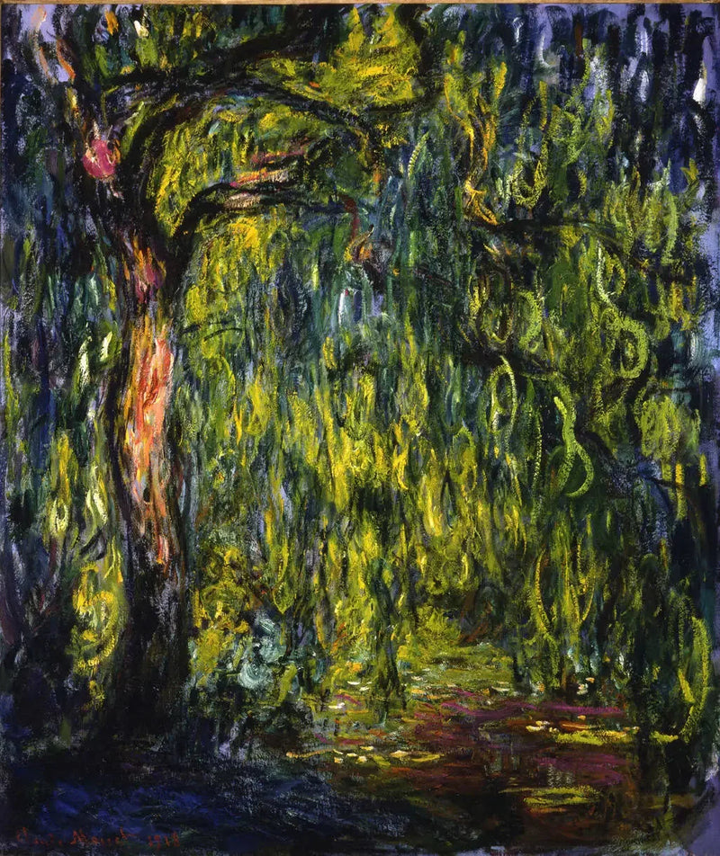 ต้นหลิวร้องไห้ - Claude Monet
