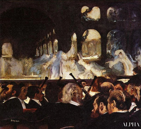 La scène de ballet de l'opéra "Robert le Diable" de Meyerbeer - Edgar Degas - Reproductions de tableaux et peintures haut de gamme