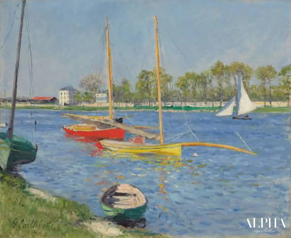 La Seine à Argenteuil - Caillebotte - Reproductions de tableaux et peintures haut de gamme