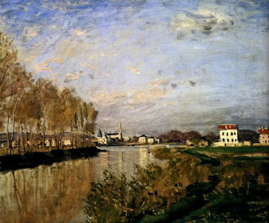 แม่น้ำแซนที่อาร์ฌ็องเตย - Claude Monet