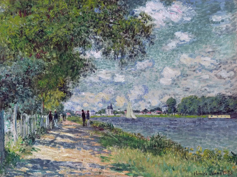 แม่น้ำแซนที่อาร์ฌ็องเตย - Claude Monet