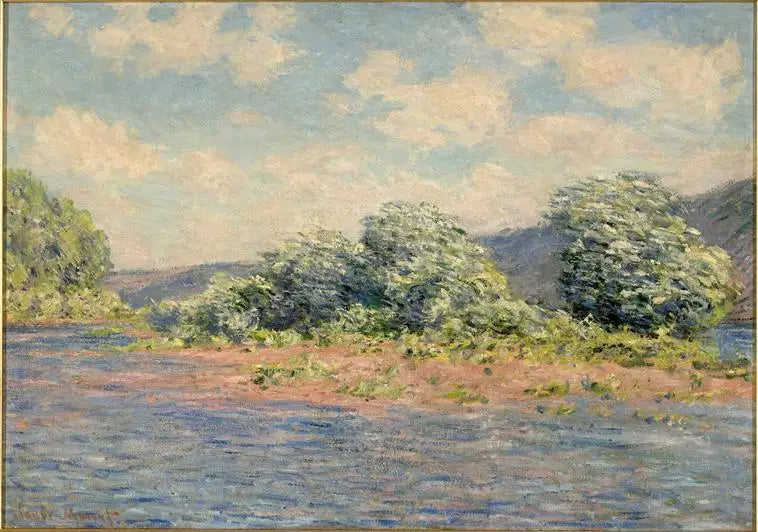 แม่น้ำแซนที่ปอร์-วิลเลซ - Claude Monet