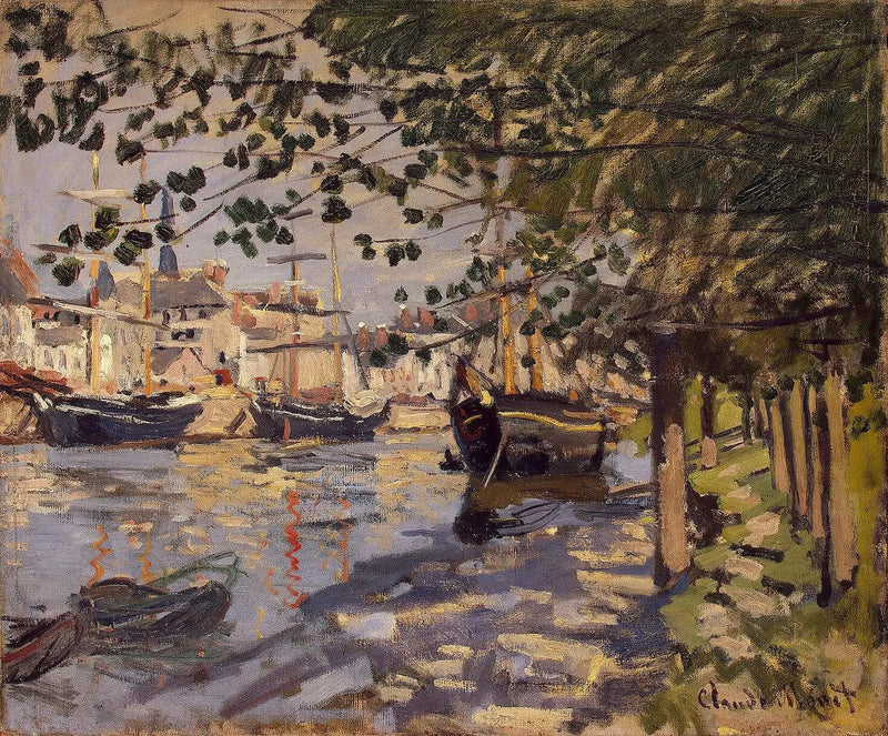 แม่น้ำแซนที่รูอ็อง - Claude Monet