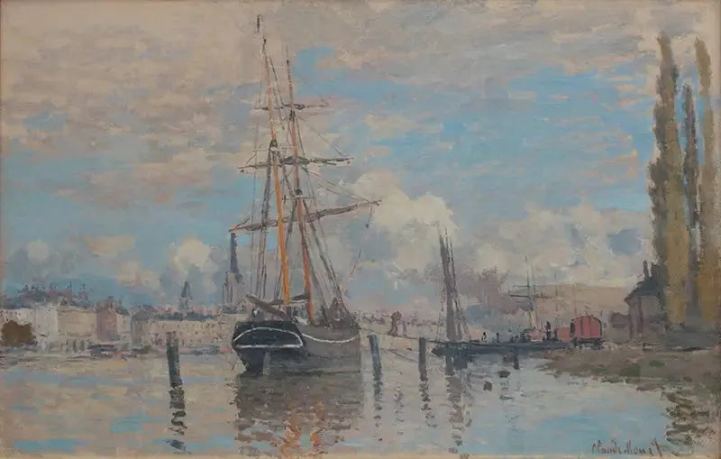 แม่น้ำแซนที่รูอ็อง - Claude Monet