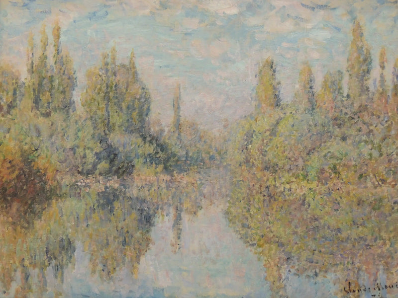 แม่น้ำแซนที่เวเทอุย - Claude Monet