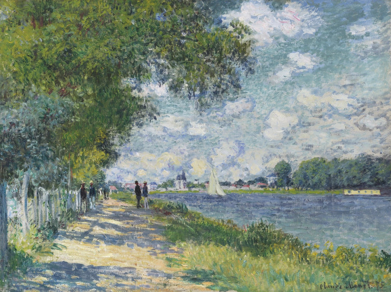 แม่น้ําแซนที่ Argenteuil W373 - Claude Monet