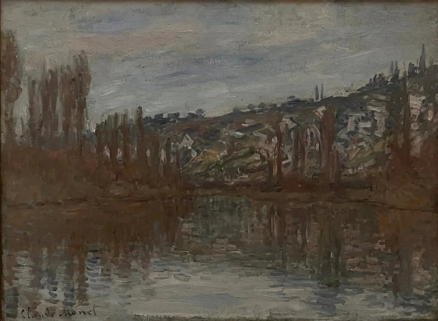 แม่น้ำแซนตอนล่างของเวทอยล์ - Claude Monet