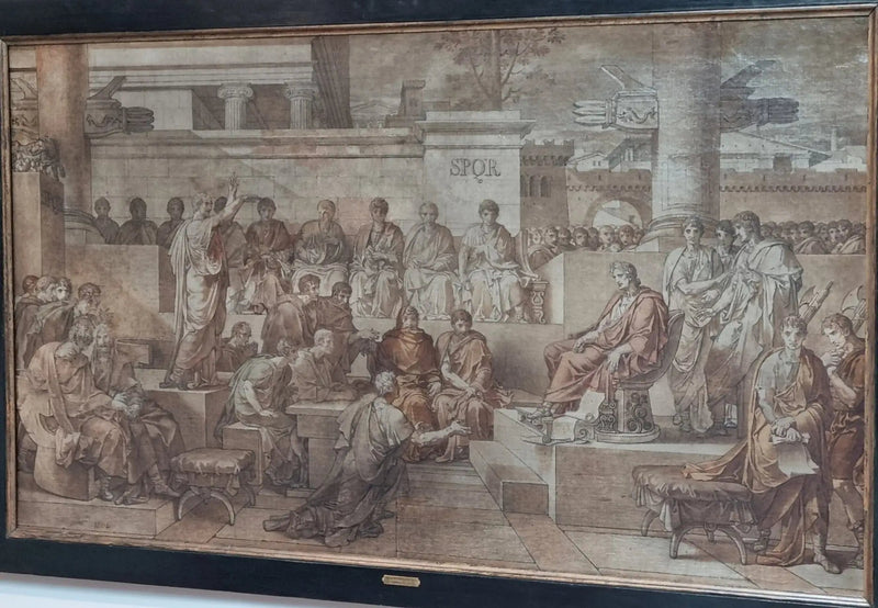 ประโยคของ Ligarius - Charles Meynier