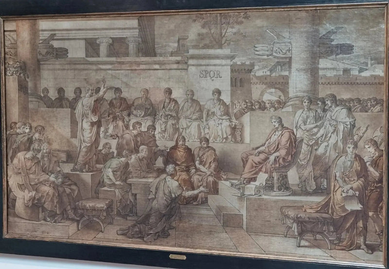 ประโยคของ Ligarius - Charles Meynier