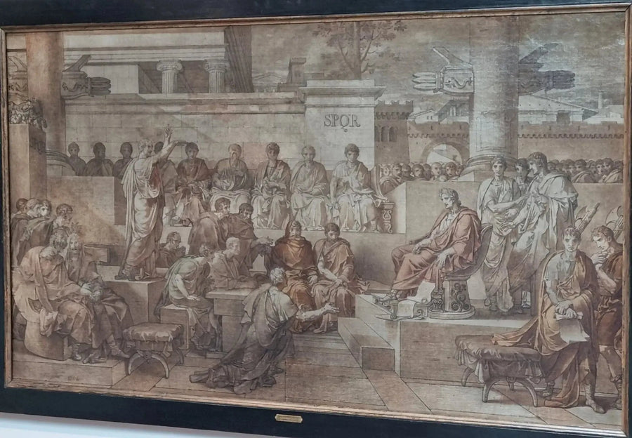ประโยคของ Ligarius - Charles Meynier