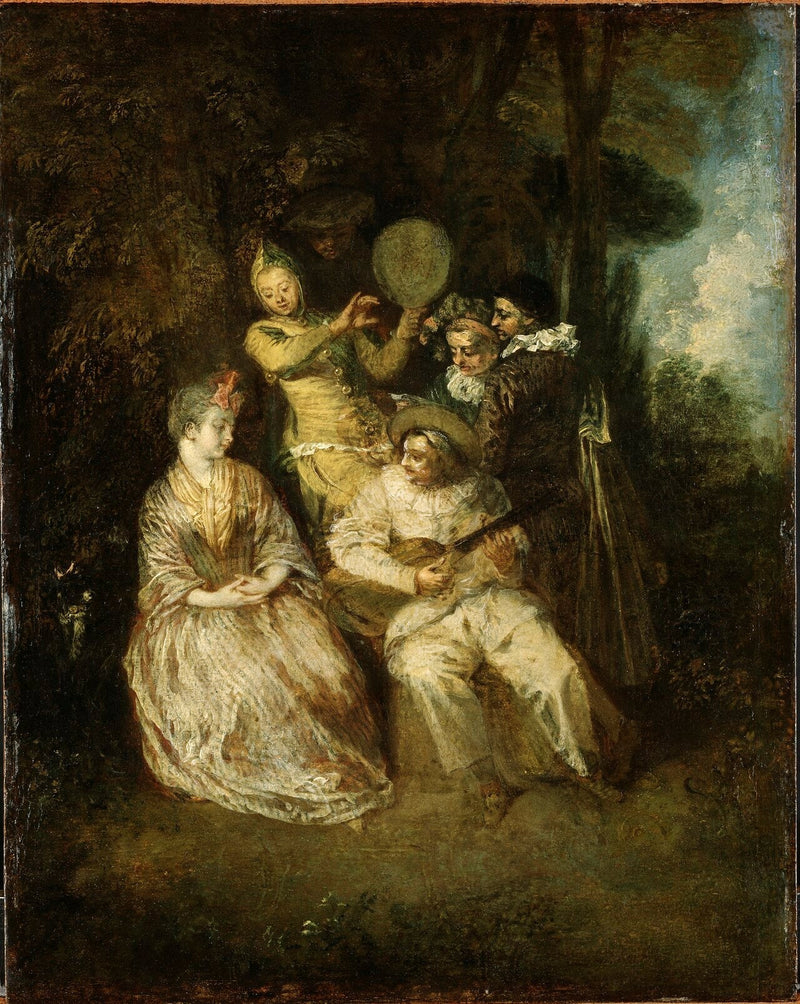 La Sérénade italienne - Antoine Watteau
เซเรนาดาอิตาเลียน - อองตวน วัตต์โว