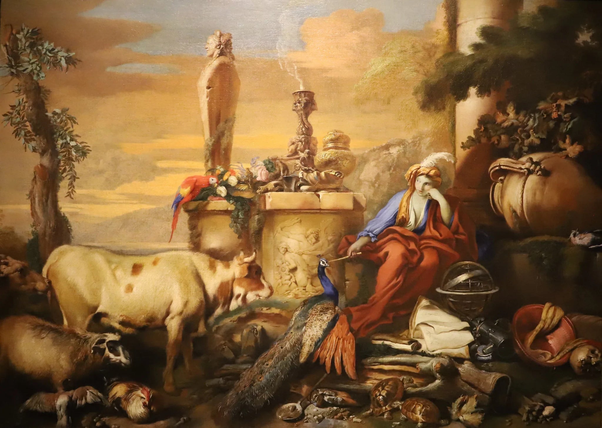 La sorcière Circé - Giovanni Benedetto Castiglione image 1 reproduction de peinture à l’huile