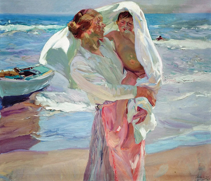 การออกจากอ่าง - Joaquín Sorolla
