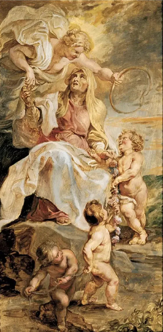 La succession des papes - Peter Paul Rubens image 1 reproduction artisanale de tableau