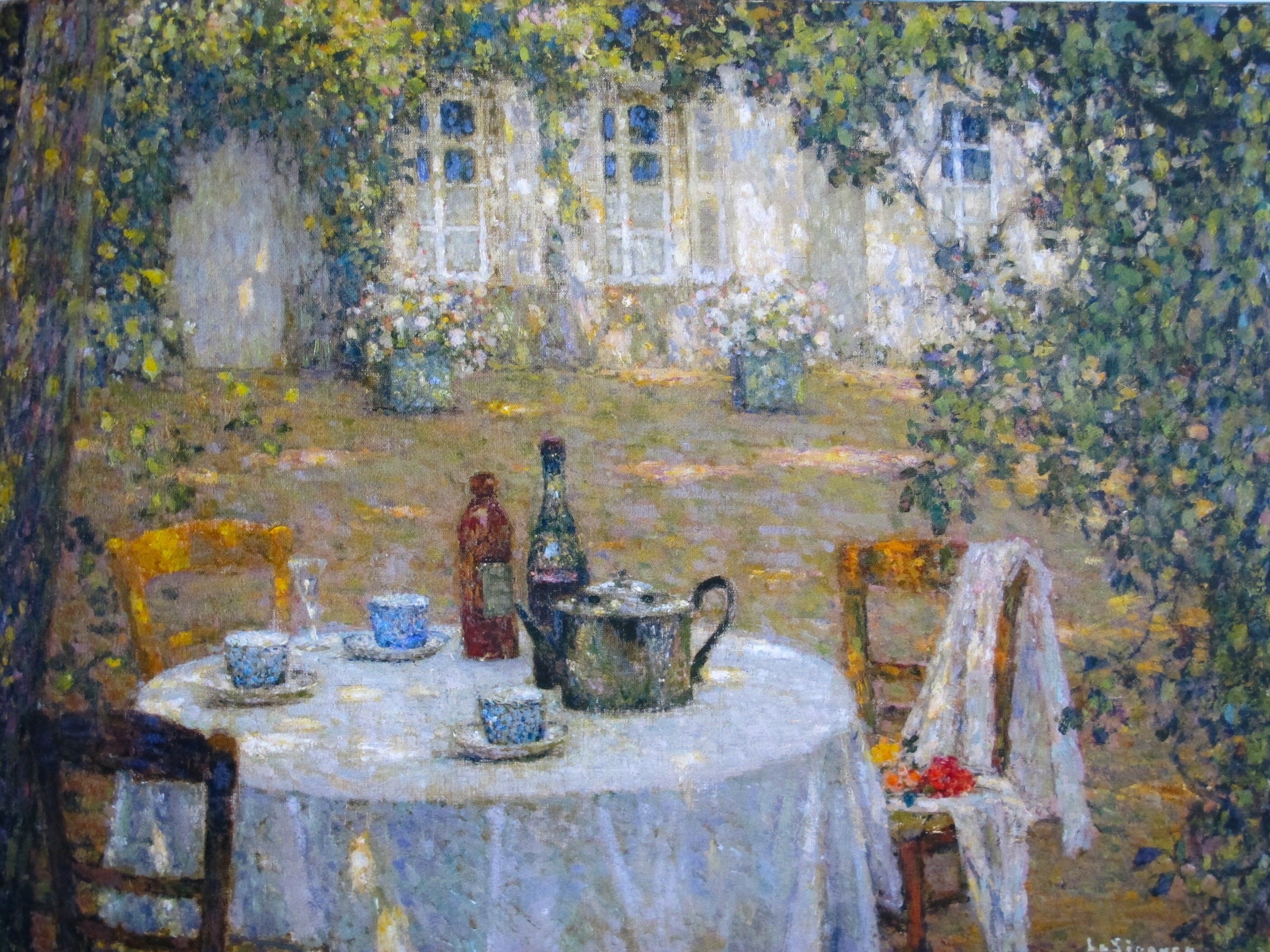 La Table au soleil - Henri Le Sidaner - Alpha Reproduction
