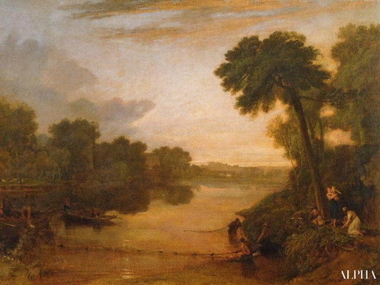 La Tamise près de Windsor - William Turner - Reproductions de tableaux et peintures haut de gamme