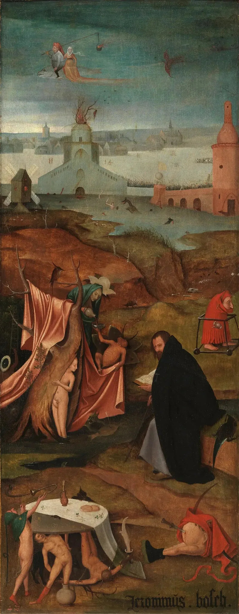 แรงล่อลวงของนักบุญอันโตนี - Hieronymus Bosch