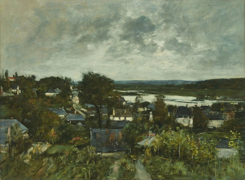 La Touques ใกล้ Deauville - Eugène Boudin