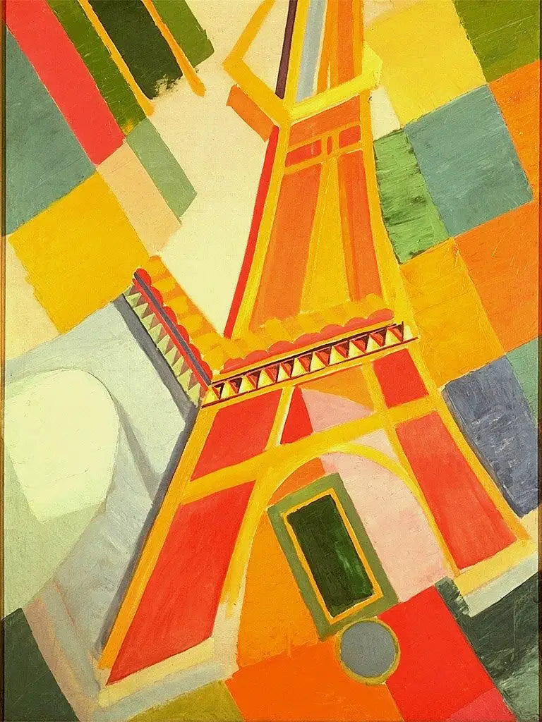 La Tour Eiffel - Robert Delaunay image 1 reproduction de peinture à l’huile