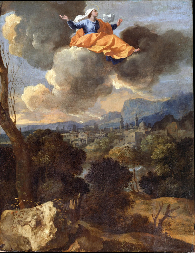 การแปลอัศจรรย์ของนักบุญริตาแห่งคาสเซีย - Nicolas Poussin