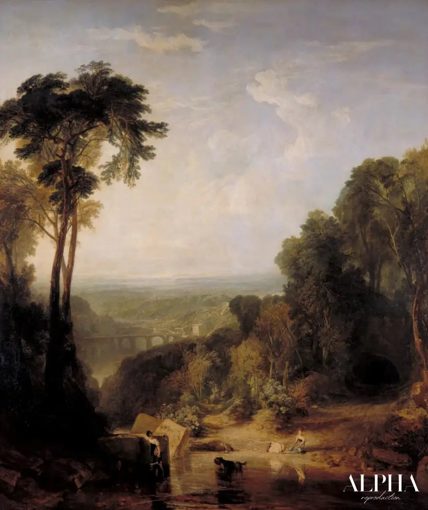 La Traversée du ruisseau - William Turner - Reproductions de tableaux et peintures haut de gamme