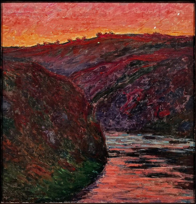 หุบเขา Creuse พระอาทิตย์ตก - Claude Monet