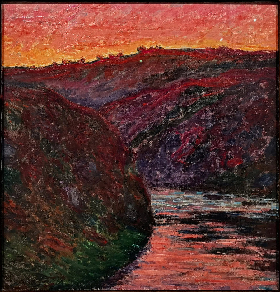 หุบเขา Creuse พระอาทิตย์ตก - Claude Monet