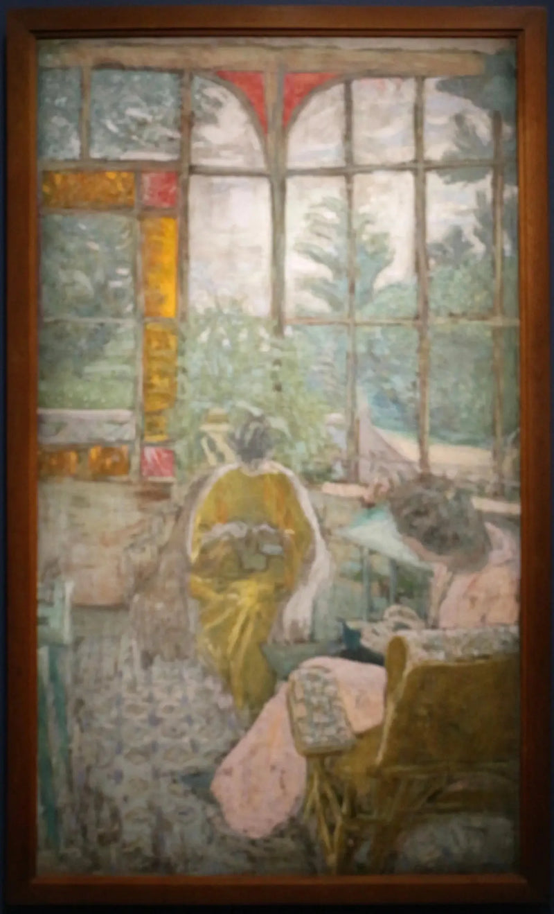 ระเบียงของ Coadigou ที่ Loctudy, Marcelle Aron และ Marthe Mellot - Édouard Vuillard