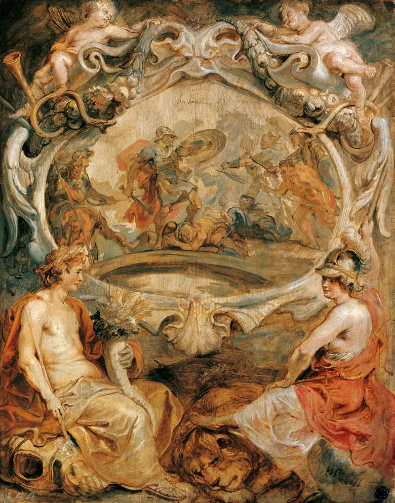 ชัยชนะของ Henri IV ที่ Coutras - ปีเตอร์ ปอล รูเบนส์
