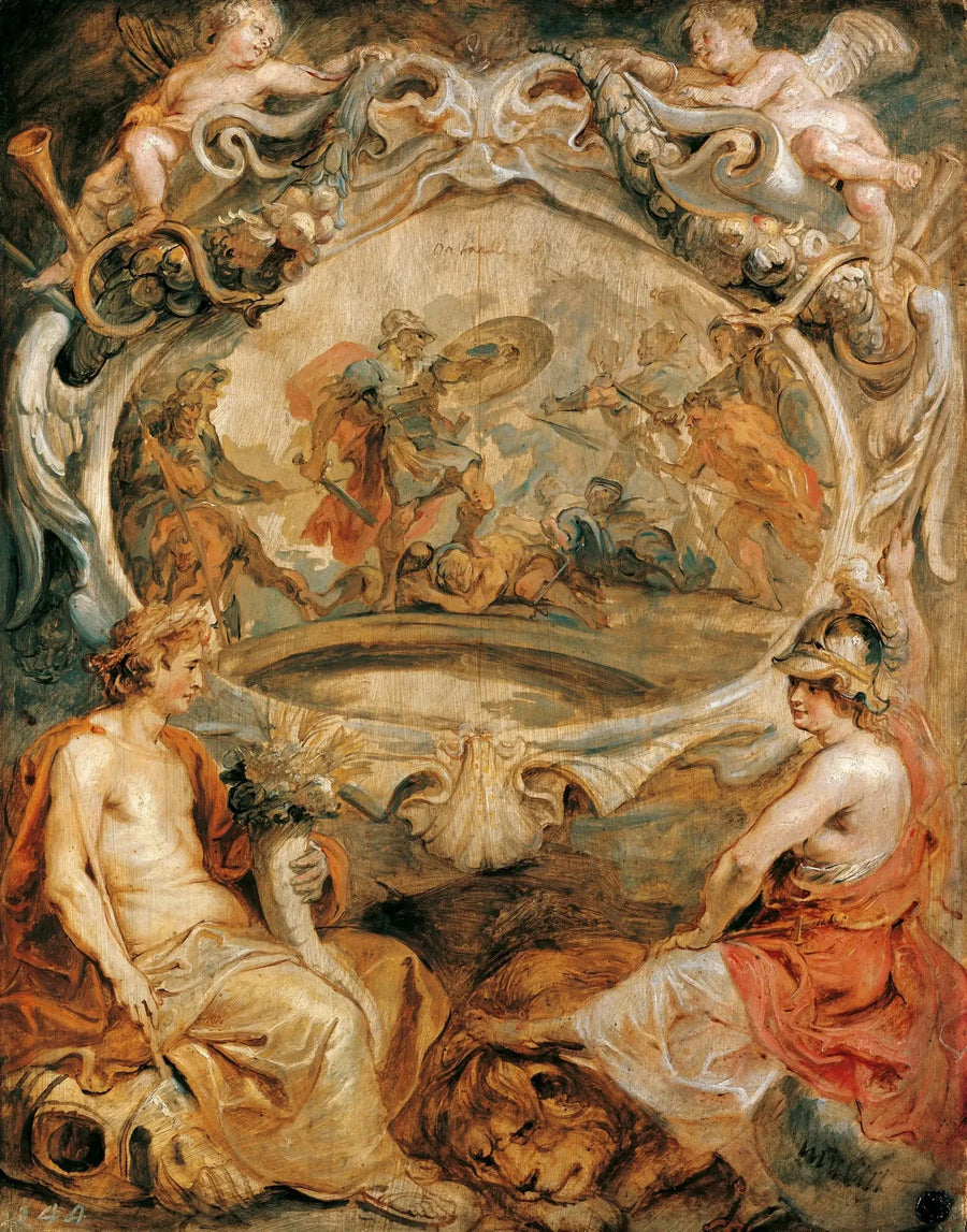 ชัยชนะของ Henri IV ที่ Coutras - ปีเตอร์ ปอล รูเบนส์