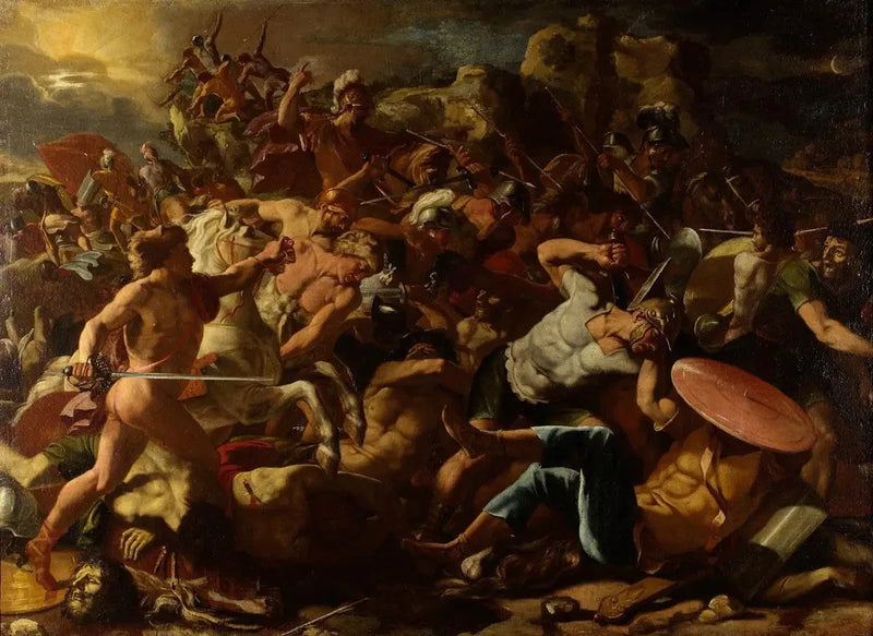 ชัยชนะของโยชูวาบนชาวอามาไรต์ - Nicolas Poussin