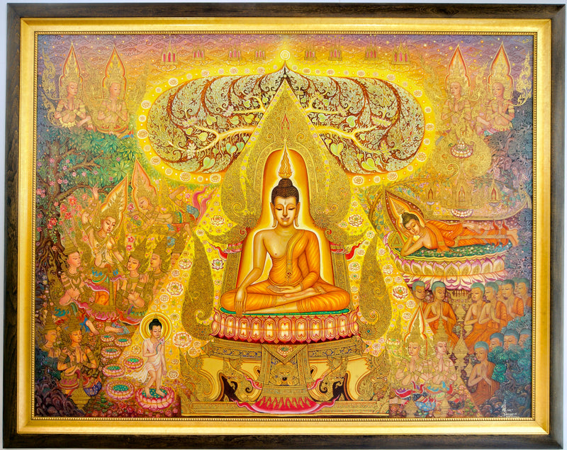 ชีวประวัติพระพุทธเจ้า | 240x180ซม.