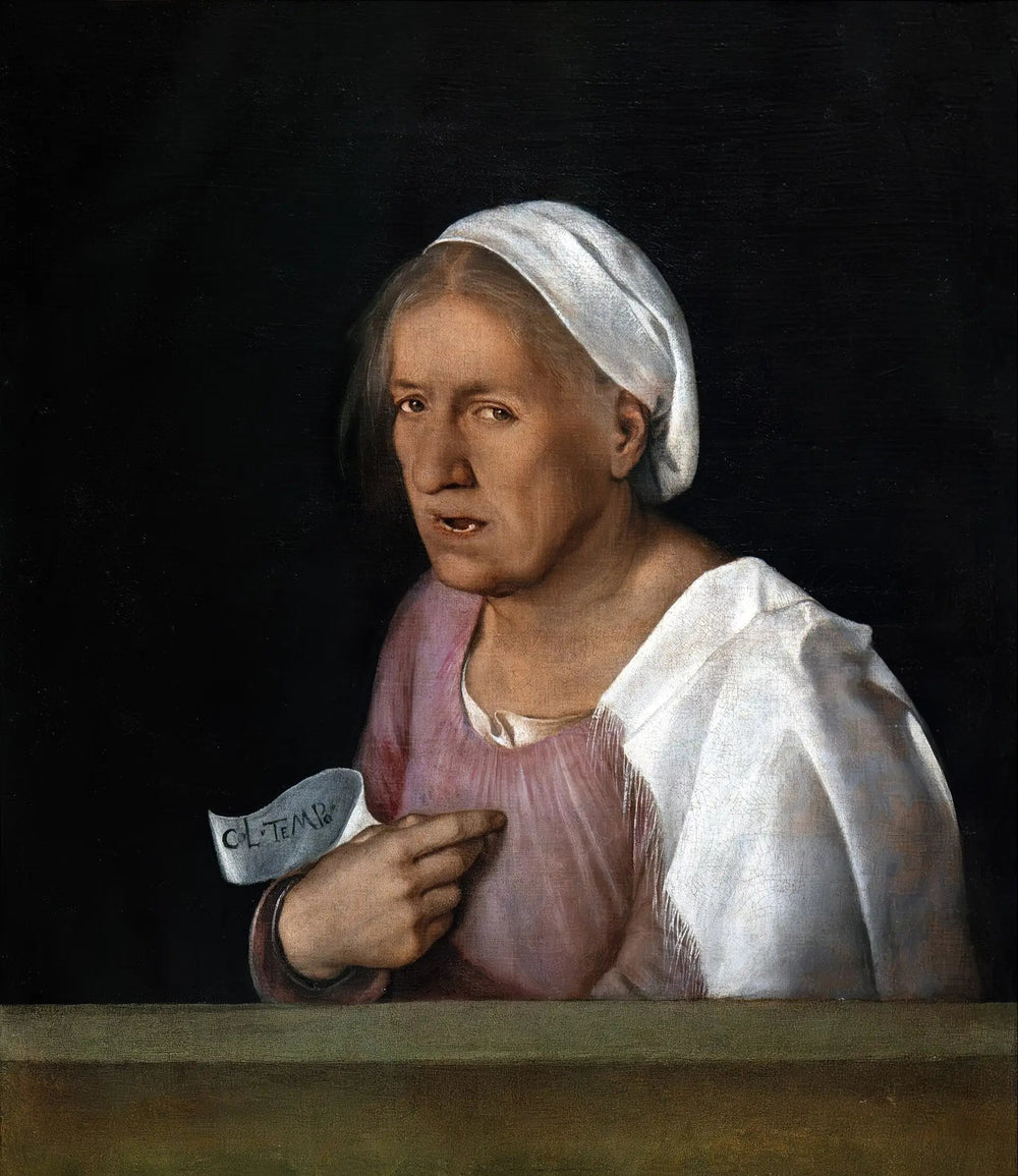 La Vieille - Giorgione image 1 reproduction artisanale de tableau