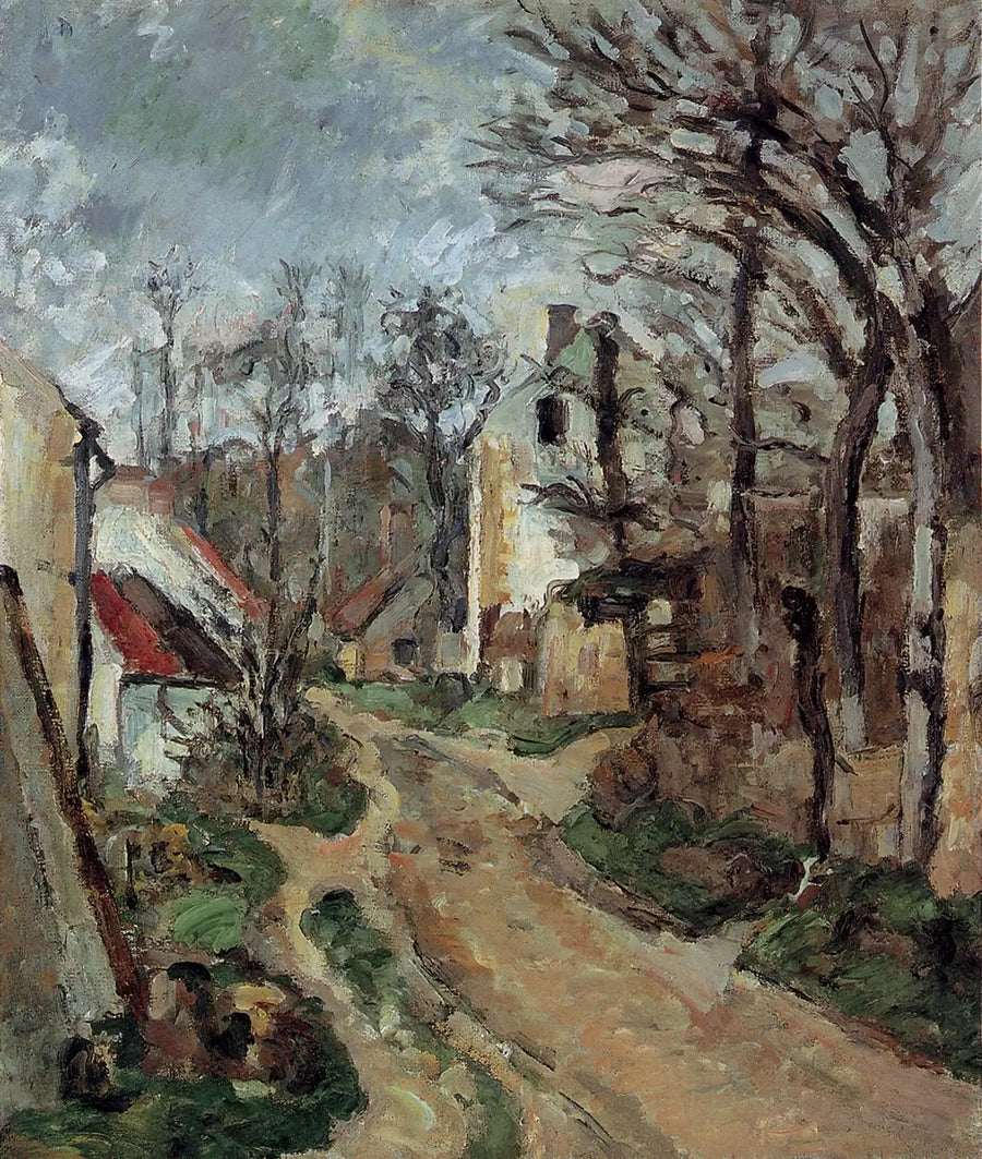 ถนนเก่าในโอแวร์-ซูร์-อัวซ - Paul Cézanne