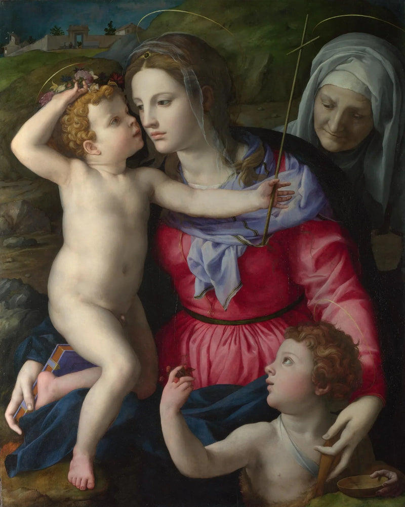 พระแม่มารีย์กับพระเยซูและนักบุญ - Bronzino