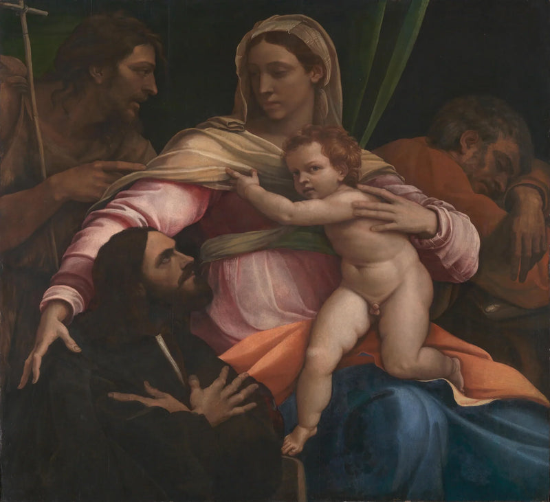 พระแม่มารีย์กับพระเยซูและนักบุญพร้อมผู้บริจาค - Sebastiano del Piombo