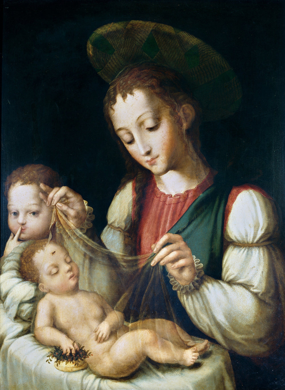 La Vierge à l’Enfant avec le petit saint Jean-Baptiste - Luis de Morales - Alpha Reproduction