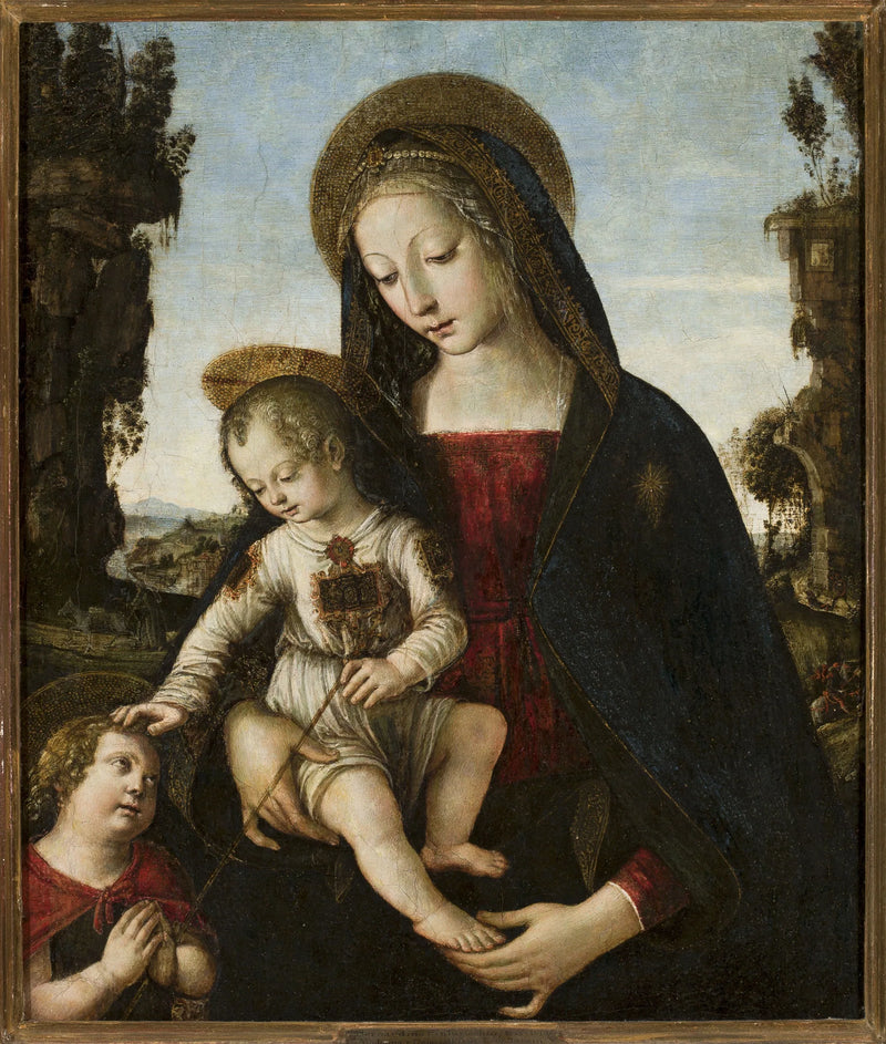 พระแม่มารีย์กับพระเยซูและนักบุญยอห์น - Pinturicchio